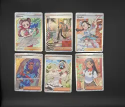 6 Card Pokemon Supporter TCG Lot - Image 1
