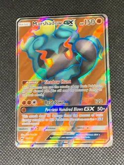 Marshadow GX 137/147 - Burning Shadows Pokemon Card - NM - Image 1