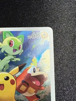 NM Pikachu 001/SV-P Japanese Pokemon Card Scarlet Violet PROMO - Image 5