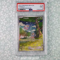 Pokemon Card Tangela 178/165 Secret Rare Scarlet Violet Pokemon 151 PSA 9 - Image 1