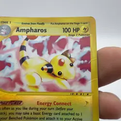 Ampharos Reverse Holo Rare Expedition 34/165 Pokemon Card 2002 HP - Image 4
