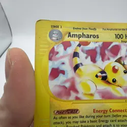 Ampharos Reverse Holo Rare Expedition 34/165 Pokemon Card 2002 HP - Image 5