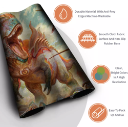 GISHATH, SUN'S AVATAR - Deskmat Pad TCG CCG Playmat Mousepad - Image 3