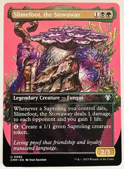 Slimefoot, the Stowaway (Borderless) Commander Masters Regular - Image 1