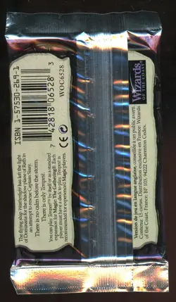 1997 MTG Magic the Gathering Tempest Booster Packs Factor Sealed - Image 2