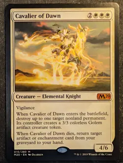 Cavalier of Dawn - Core Set 2020 / M20 (MTG) - Image 1