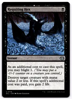 Requiting Hex U Lorwyn Eclipsed 116 ECL - Image 1