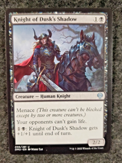 Knight of Dusk's Shadow Magic the Gathering Dominaria United mint mtg .(DS3D1K4) - Image 1