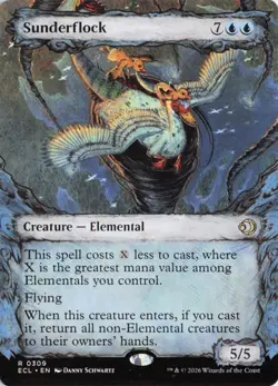Sunderflock (Showcase) - 309 ECL: Lorwyn Eclipsed R Normal NM - Image 1
