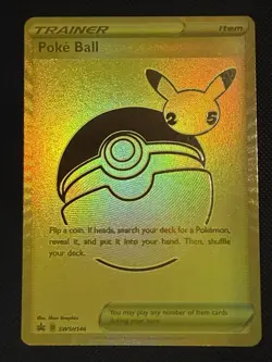 Pokemon TCG SWSH146 Celebrations Promo Poke Ball NM Condition - Image 1