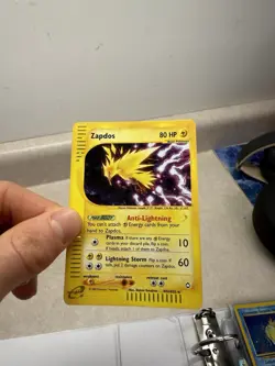 Pokemon TCG Zapdos Holo Rare H32/H32 Aquapolis - Image 1