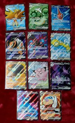 LOT Pokemon cards 11 ULTRA RARE Full Art 17 DOUBLE RARE 28 cards total - Image 2