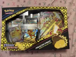 Pokemon TCG Sword & Shield Game Crown Zenith Pikachu VMAX Special Collection Box 820650851889 - Image 1