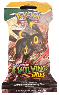 Pokemon Sword and Shield Evolving Skies Hanger Booster Pack Sealed New - Image 1