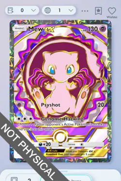 Pokemon TCG POCKET - Mew Full Art 2⭐, Deluxe EX, English - Image 1