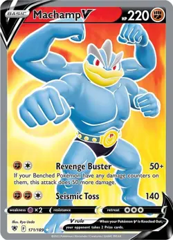 Machamp V (Full Art) - Ultra Rare - - Pokemon - SWSH10: Astral Radiance - 171/18 - Image 1