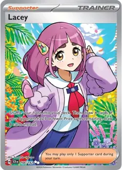 Lacey - 166/142 - Ultra Rare - Holofoil - Pokemon - SV07: Stellar Crown - 166/14 - Image 1