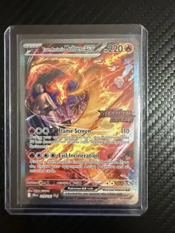 Pokemon Team Rockets Moltres EX Destined Rivals 229/182 - Image 1