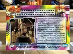 Consciousness and Congratulations Pokemon Topps Mewtwo Strikes Back - Image 2