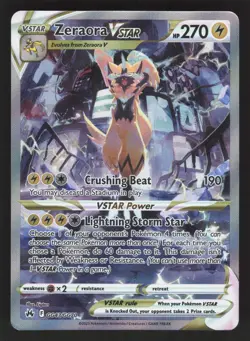 Zeraora VSTAR GG43/GG70 Pokemon TCG Crown Zenith NM - Image 1