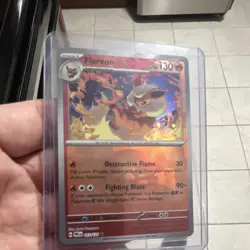 Pokemon Flareon 013/131 Sv: Prismatic Evolutions Holo Master Ball Rare English - Image 1
