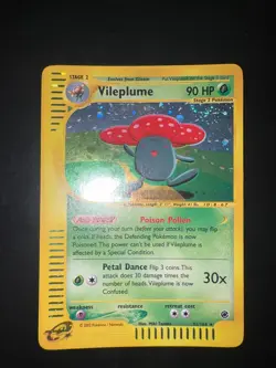 Vileplume 31/165 Expedition (Ex31) Pokemon TCG Eng NEAR MINT - Image 1