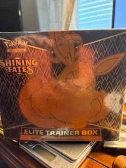 Pokemon TCG Shining Fates Elite Trainer Box STILL SEAED BUT BOX A LITTLE ROUGH - Image 1