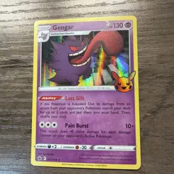 Gengar 57/198 - Stamped Holo Rare - 2022 Trick Or Trade - Pokemon TCG - Image 1