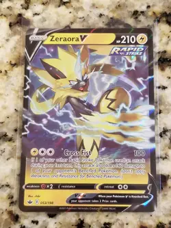 Pokemon Zeraora V - Holo Ultra Rare - 53/198 - Chilling Reign NM - Image 1