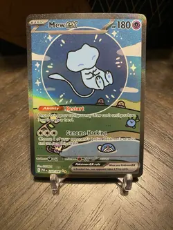 Mew Ex 232/091 Special Illustration Rare Paldean Fates Pokemon TCG Bubble Mew - Image 1