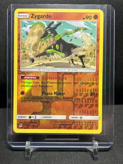 Zygarde 71/131 Reverse Holo Pokemon 2018 Forbidden Light - LP - Image 1