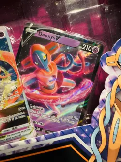 Pokemon Deoxys V - Deoxys Vmax - Deoxys V Astro ITA Promo | NM | SWSH266 267 268 - Image 5