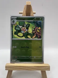 Pokemon TCG Simisage Pokeball Reverse Holo 005/086 Black Bolt NM/M - Image 1