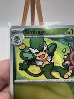 Pokemon TCG Simisage Pokeball Reverse Holo 005/086 Black Bolt NM/M - Image 5