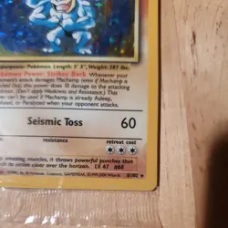 Machamp 8/102 1st Edition Cosmo Holo SEALED Pokemon Card New Mint 1999 Vintage - Image 4