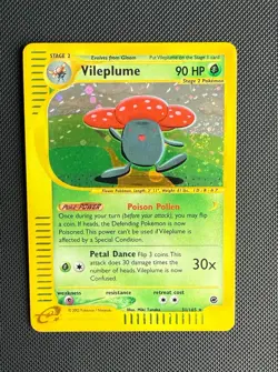 Vileplume 031/165 Expedition Base Set Holo LP/NM Pokemon E-Reader Vintage Rare - Image 2