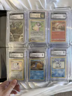 ENGLISH Pokemon Slab Lot With Binder! - Image 1