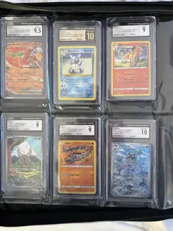 ENGLISH Pokemon Slab Lot With Binder! - Image 3
