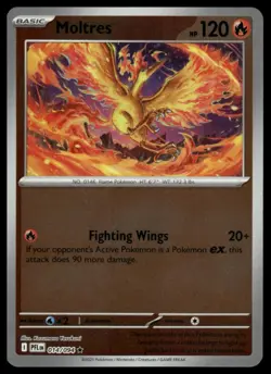 Moltres #14 Reverse Holo Rare Pokemon 2025 Near Mint or Better - Image 1