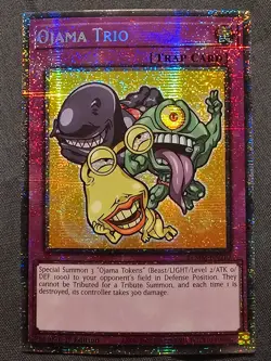 Ojama Trio BLMM-EN010 Starlight Rare NM 1st Edition Yu-Gi-Oh! - Image 1