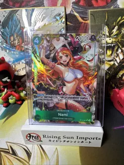 One Piece TCG Nami OP14-031 Alt Art SR The Azure Sea’s Seven English OP14 TCG - Image 1