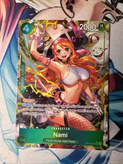 One Piece TCG Nami OP14-031 Alt Art SR The Azure Sea’s Seven English OP14 TCG - Image 2