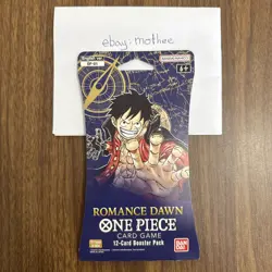 One Piece ENGLISH TCG: Romance Dawn OP-01 Blister/Booster Pack New Sealed - Image 1