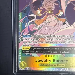 One Piece CCG Jewelry Bonney OP13-108 Super Rare English Nm Foil - Image 5