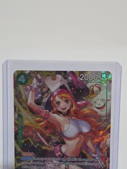 One Piece The Azure Sea's Seven Nami Alt Art OP14-031 Foil TCG - Image 2