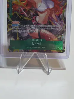 One Piece The Azure Sea's Seven Nami Alt Art OP14-031 Foil TCG - Image 3