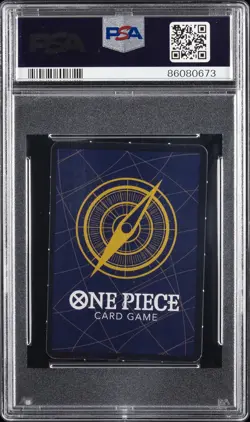 2023 ONE PIECE JPN SAIKYO JUMP MINI PROMOS PERFORATED-APRIL-HOLO SHANKS PSA 8 - Image 2