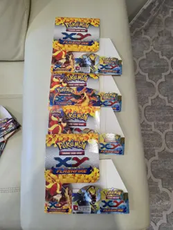 1x EMPTY POKEMON XY FLASHFIRE BOOSTER BOX DISPLAY NO CARDS - Image 3