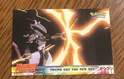 Trying Out the New Toy 7 - Mewtwo Strikes Back Topps Pokemon Card - Image 1