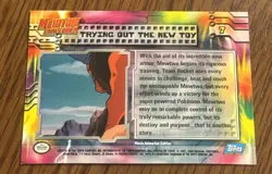 Trying Out the New Toy 7 - Mewtwo Strikes Back Topps Pokemon Card - Image 2
